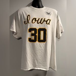 Iowa Hawkeyes throwback vintage retro basketball t shirt size XXL